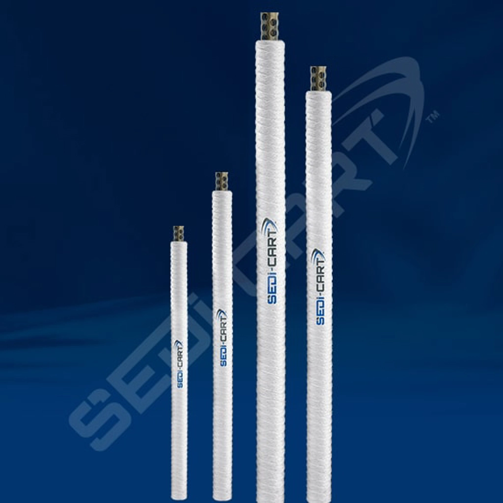 STRING WOUND WATER FILTER CARTRIDGE WITH SS CORE